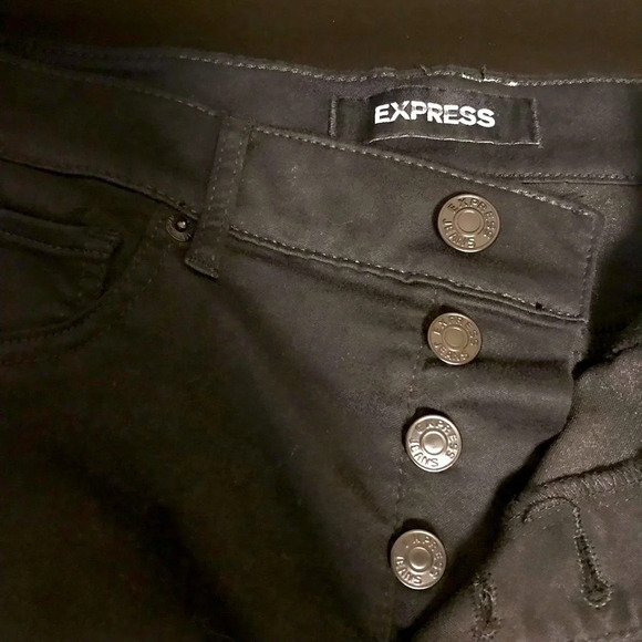 Stretch Slim Flare High Rise Short Jean Pants 8L - Picture 10 of 14